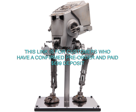 AT-ST - STUDIO SCALE PROP REPLICA - SIGNATURE EDITION - BALANCE PAYMENT